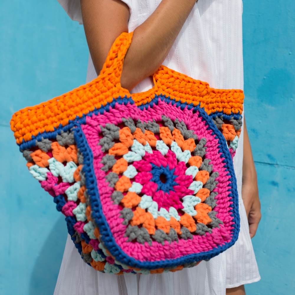 My Beachy Side - Hand-crocheted  Beach Bag